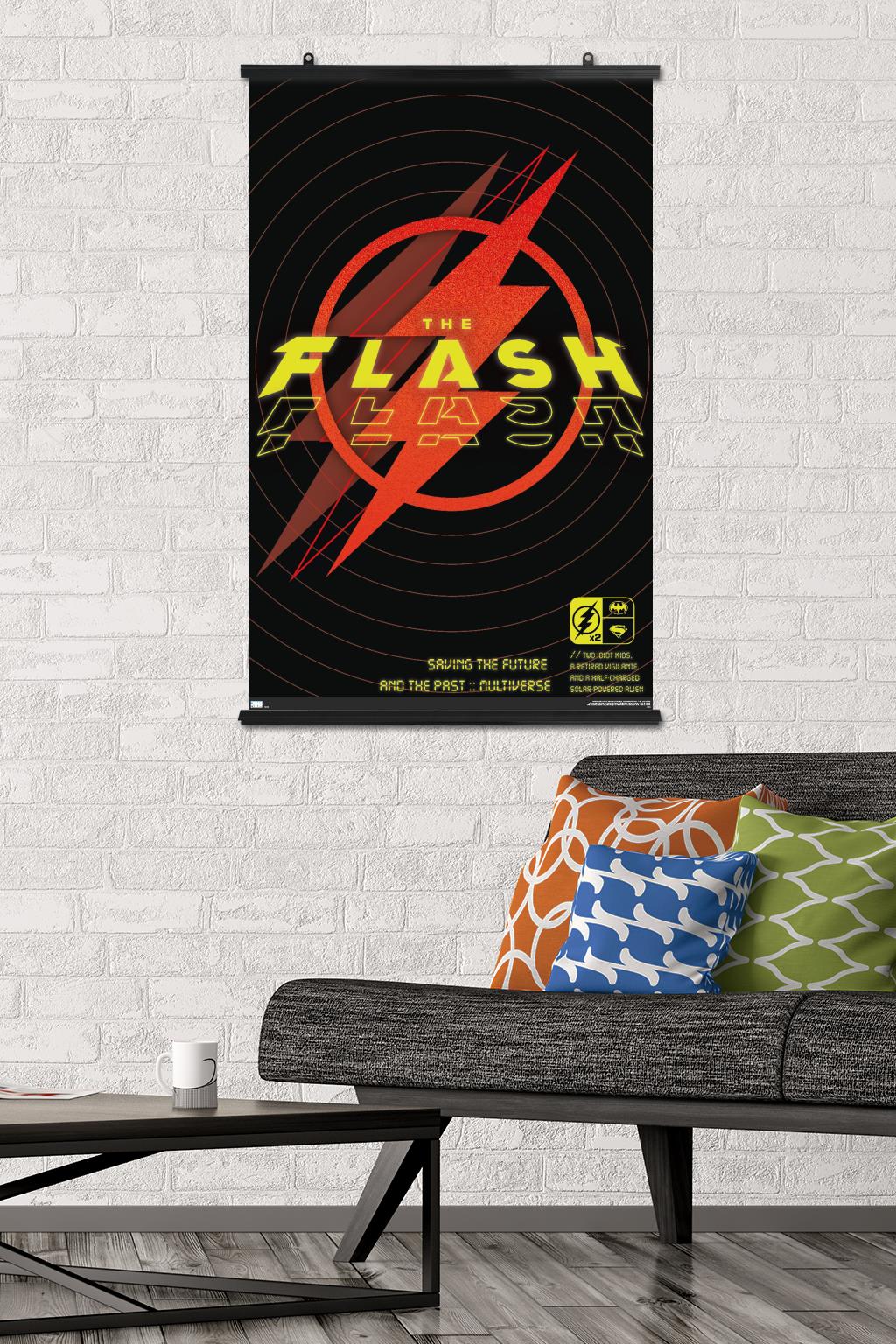 DC Comics Movie The Flash - Saving The Future & The Past Wall Poster, 22.375" x 34"