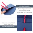 thumbnail image 2 of Shisuyan 10Pack Blue Cloth Invitation Envelopes Postcard Envelope Blessing Card Holder for Thank You Cards, 2 of 9