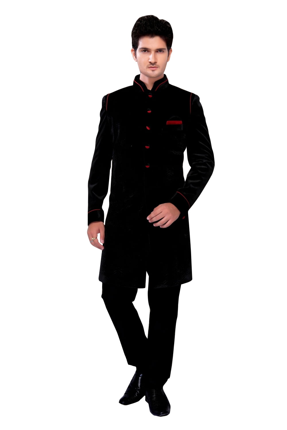 velvet indo western dresses for male