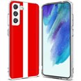 thumbnail image 1 of TalkingCase Slim Case Compatible for Samsung Galaxy S21 FE 5G (Fan Edition), Racing Stripe 12 Print, Lightweight, Flexible, Soft, USA, 1 of 7