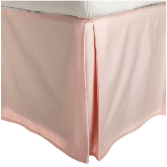 RE Series 300-Thread-Count Long-Staple Cotton Bed Skirt Peach / Queen