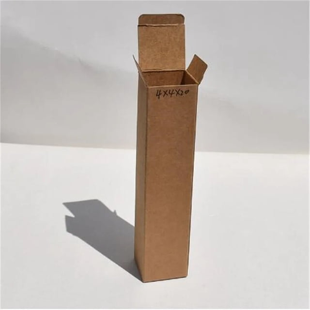 Cajas de papel kraft para embalaje de pintalabios, botellas, velas, cosméticos, color blanco y negro, 10 piezas