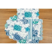 Turtle Bay 100% Cotton Quilted Single Placemat 13 x 19