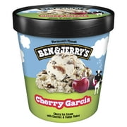 Ben & Jerry's Cherry Fudge Flakes Ice Cream Kosher Milk Cage-Free Eggs, 1 Pint 1 Count