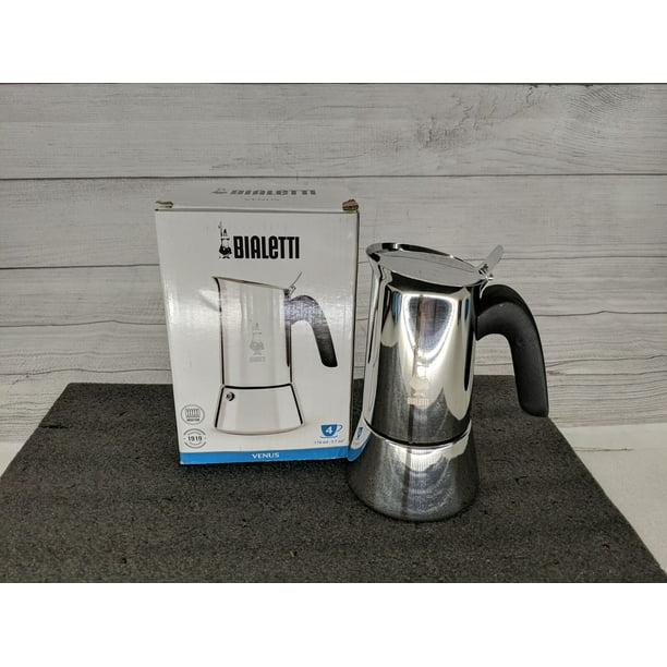 Bialetti New Venus Induction Stovetop Coffee Maker Suitable for all