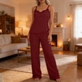 thumbnail image 3 of yillto Womens Summer Pjs Sets Camisoles Sleeveless Tops and Soft Lounge Pants Sleepwear Soft Comfy Pajamas, 3 of 7