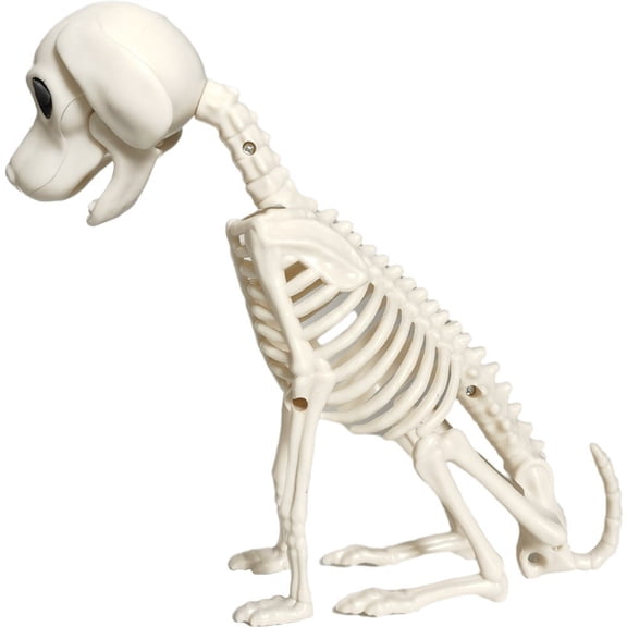 Jiibva Halloween Decoration Dog Scary Standing Skeleton Dog Spooky Scene Party Favors Decor Halloween Themed Party Ornaments