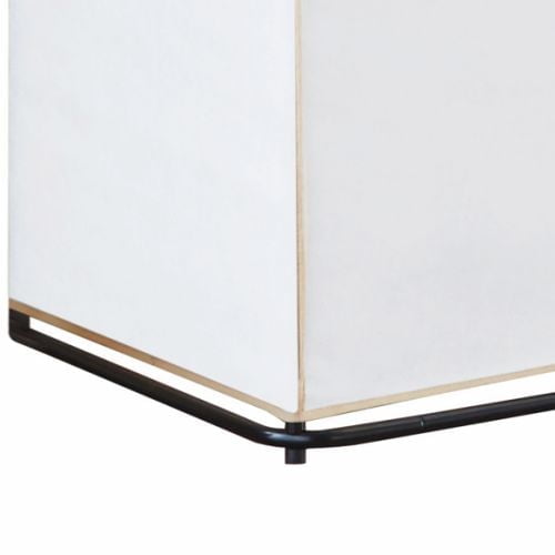 Penderie à vêtements tout en métal de 36 pouces Mainstays, penderie à vêtements en acier à fermeture éclair à un seul niveau, base entièrement en métal pour une structure plus robuste, construction lé