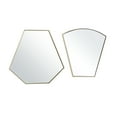 thumbnail image 5 of CosmoLiving by Cosmopolitan Gold Wall Mirror, Set of 2, 5 of 7