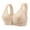 Beige, variant on Everyday Bras - Comfort Breathable Soft Cup Wireless Front Close Bras of Women