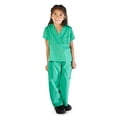 thumbnail image 2 of Juego de Exfoliantes Infantiles Súper Suave Vestir para Niños (4, Verde Quirúrgico M&M SCRUBS M&M SCRUBS, 2 of 2