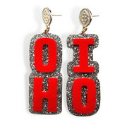 Brianna Cannon Ohio State Buckeyes Large Word Earrings