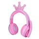 thumbnail image 2 of Auriculares Bluetooth para niños Crown multifunción inalámbricos y con cable para niñas con micrófono para la escuela, estudio, viaje en casa, 2 of 5