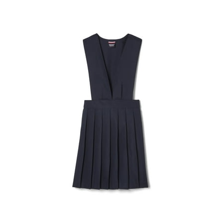 French Toast Girls School Uniform V-Neck Pleated Jumper, Sizes 4-20 & Plus