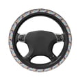 thumbnail image 3 of Elastic Steering Wheel Cover, Colored Casino Chips Stretch Thickening Car Steering Wheel Cover Women Men, Steering Wheel Protector Universal 15 in, 3 of 7