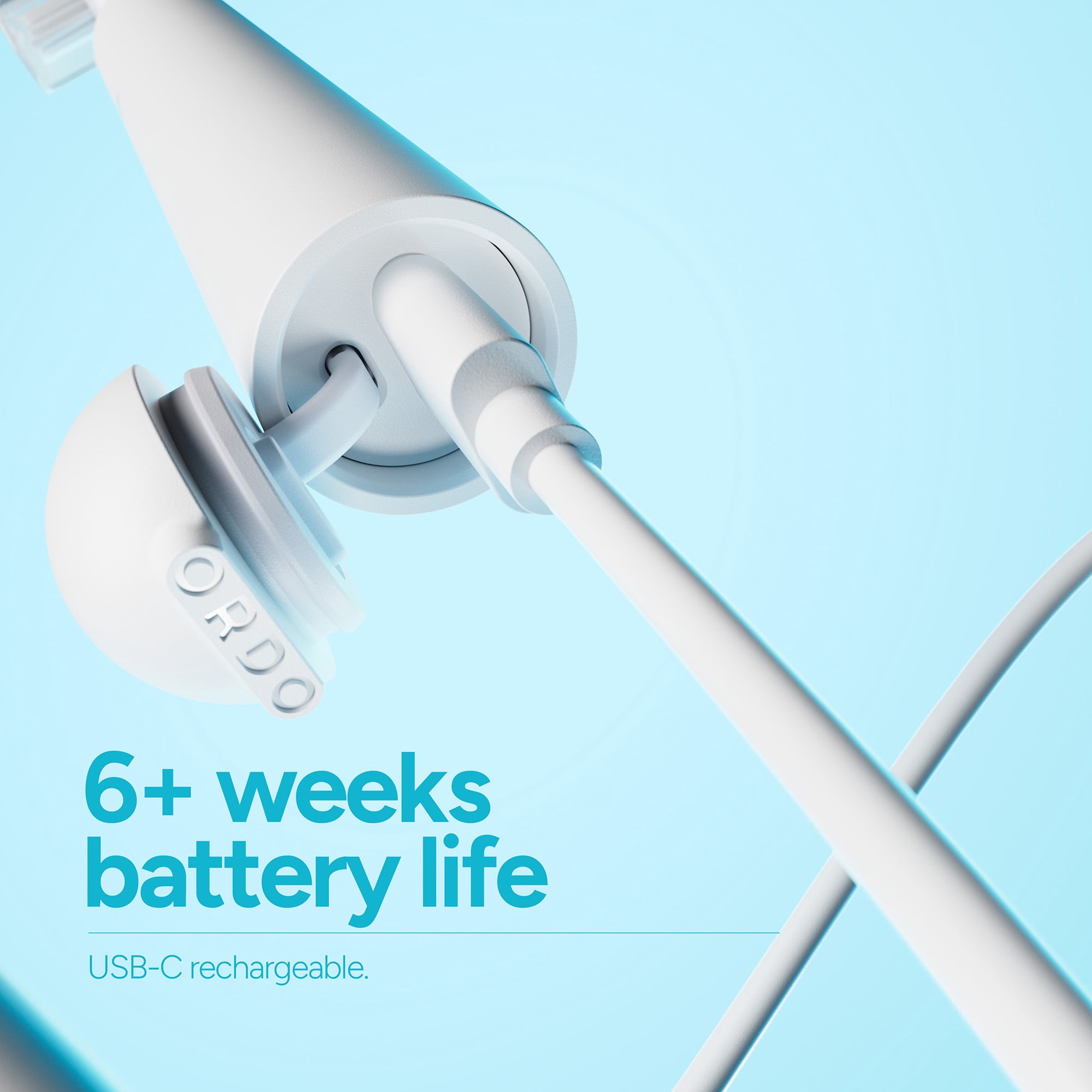 Ordo Sonic Edge Rechargeable Toothbrush - Snow