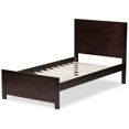thumbnail image 4 of Baxton Studio Catalina Twin Platform Bed in Espresso, 4 of 8