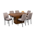 thumbnail image 2 of Comedor Tinto Tzalam 6 Sillas Beige Tubular y Mesa Madera, 2 of 6