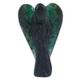 thumbnail image 6 of Dark Green Aventurine Angel | Handcarved Statues Figurines Stone of Good Luck - Reiki, Healing Crystal for Physical, Emotional & Spiritual Imbalance | Positive Vibes Energy(KI_57), 6 of 6