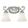 thumbnail image 1 of Vaxcel Lighting Belleville Satin Nickel Transitional Bathroom Light w/ 2 Light 100W - W0196, 1 of 2