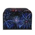 thumbnail image 2 of Pofeuu Glasses And Fireworks Print Toaster Cover 4 Slice, Bread Dust Cover & Fingerprint Protection, Kitchen Small Appliance Covers(Toaster Cover), 2 of 7