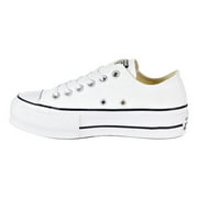 Converse Womens Chuck Taylor All Star Lift Sneakers, White/Black/White, 5 Medium US