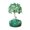 Green, variant on YingYouFu Crystal Wealth Tree Ornament, Natural Stone Tree with Gravel Base Desktop Decorative Statue, Home Decor for Desktop, Office, Shelf, Living Room Decoration