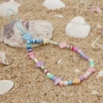 thumbnail image 3 of IBAOLEA Phone Beaded Strap Colorful Phone Charm Lanyard Wrist Strap, Smiley Face Star Shell Pearl Beaded Decoration for Keychain Phone Chain(13) 13, 3 of 7