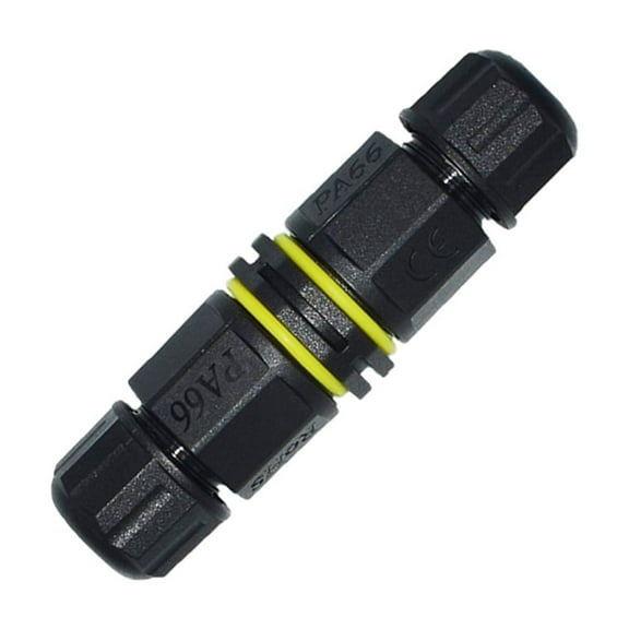 OFFIGAM Outdoor LED Light Connectors Black 1 Set for Garden Lighting and Landscape Lights