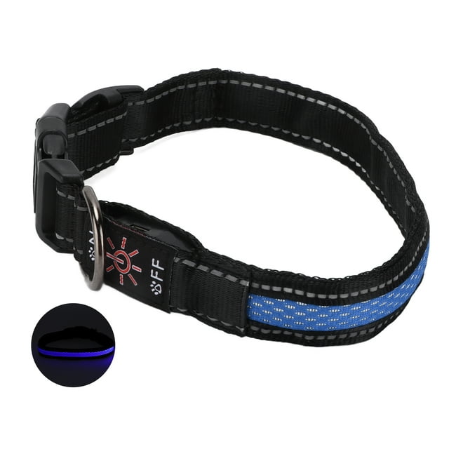 Collar LED Bling Bling luminoso para perros antimascotas