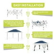 thumbnail image 5 of 12' x 12' Outdoor Gazebo Shelter, Pop Up Heavy Duty Double Roof Patio Gazebo with Netting and Curtains, Outdoor Patio Canopy for Lawn, Garden, Backyard, Deck, 5 of 7