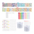 thumbnail image 1 of Goo Card-Juego de manualidades DIY para niños, adornos colgantes, actividades, llavero para el hogar, tarjeta casera, juguete de decoración artesanal, Cantidad 333 mayimx Buena tarjeta Pegatina, 1 of 9