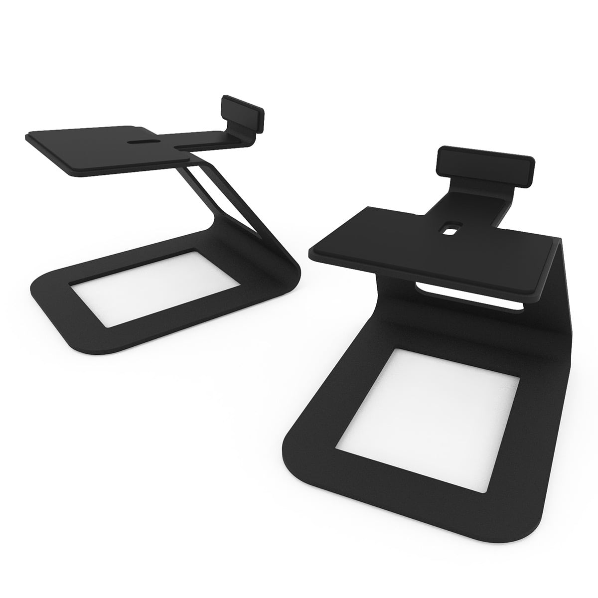 Kanto TUK Premium Powered Speakers with SE6 Elevated Desktop Speaker Stands (Black)