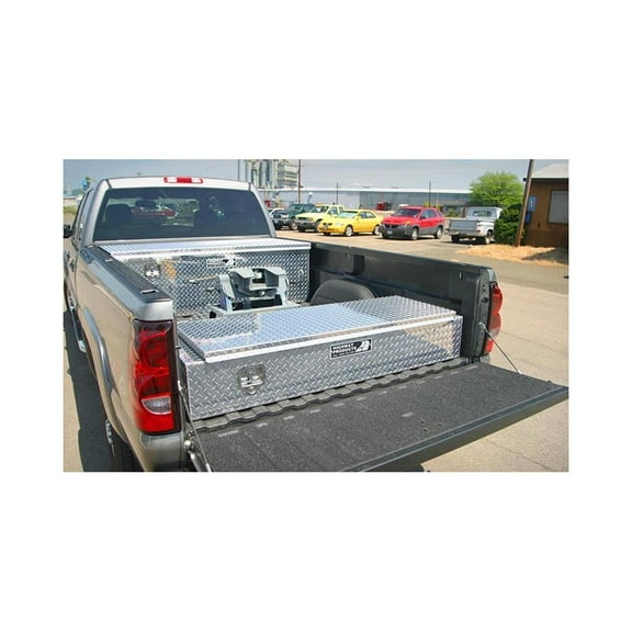 Highway Products 3022-004 HWP3022-004 61X19.5X20 W 5TH WHEEL BOX NOTCHED WITH DIAMOND PLATE BASE/DIAMOND PLATE LID