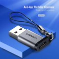 thumbnail image 5 of Adaptador USB tipo C shaofei USB 3.0 macho a USB 3.1 tipo C hembra para PC Laptop Samsung Huawei Adaptador USB para auriculares, 5 of 5