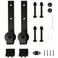 thumbnail image 2 of Herraje para puertas correderas Sistema para puertas correderas Riel - Solo gancho ?Adecuado para rieles colgantes de más de 244 cm? - Dontodent Negro Kuyhfg Sin marca, 2 of 5