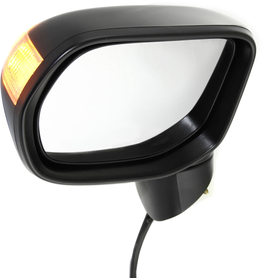 Mirror Compatible With 2006-2011 Honda Civic Left Driver Side Heated In-Housing Signal Light Paintable Kool-Vue