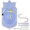 2L Silicone Enema Bag Kit Clear Non-Toxic Silicone for Water Colon Cleanse,with Hose & Nozzle