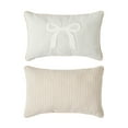 thumbnail image 1 of Fraiche Bow Tufted Accent Cushion, 1 of 6