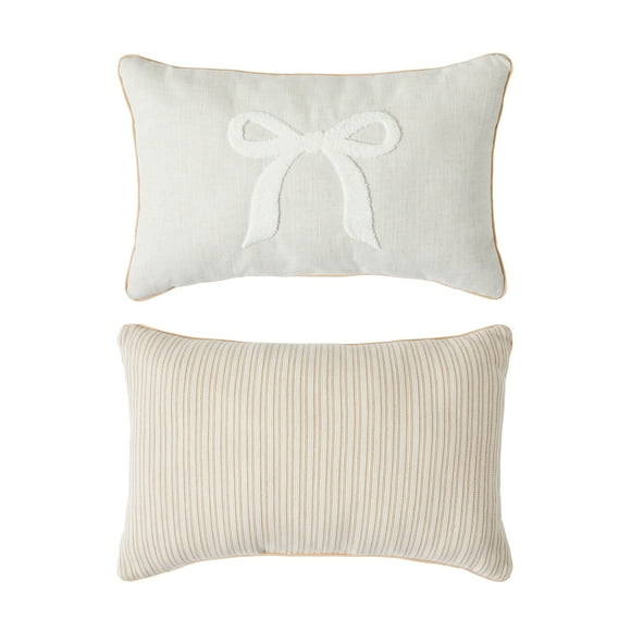 Fraiche Bow Tufted Accent Cushion