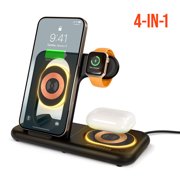 HyperGear 15-Watt PowerFold X-Ray 4-in-1 Foldable Wireless Charging Stand, 16046