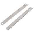 thumbnail image 1 of Phenofice 2Pcs Silver Stainless Steel Folding Table Connector Modern Rectangular Furniture Hardware 12.0x0.4x0.4in, 1 of 8