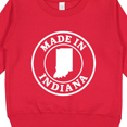 thumbnail image 3 of Inktastic Made in Indiana White Toddler Sweatshirt, 3 of 4