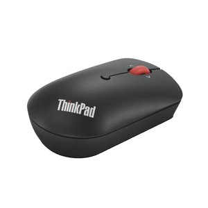 Lenovo ThinkPad USB-C Wireless Compact Mouse - Optical - Wireless - 2.40 GHz - Black - USB Type C - 2400 dpi - Scroll Wheel - Symmetrical