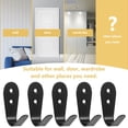 thumbnail image 1 of unbranded 12Ud Metálicos Negros Para Pared Estilo Moderno En Acero Inoxidable, 1 of 8