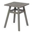 thumbnail image 3 of Table d'appoint d'extérieur à chevrons - Gris cérusé, 3 of 7