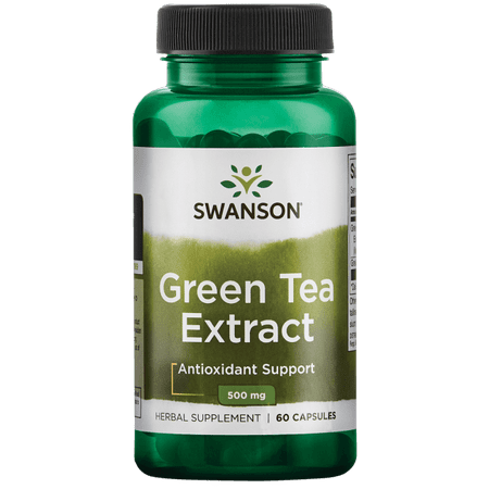 Swanson Green Tea Extract 500 mg 60 Caps