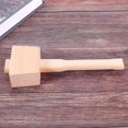 thumbnail image 3 of Newway 250mm Beech Solid Carpenter Wood Wooden Mallet Hammer Handle Woodworking Tool, 3 of 5