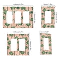 thumbnail image 2 of Yayeee Rocker Switch Wall Plate 1-Gang 4.6"x2.9" Home Decorative Outlet Cover, Pink Palm Trees, 2 of 6