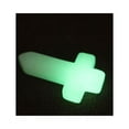 thumbnail image 5 of Masteelf Cross Shape Luminous Stone Pendant for DIY Necklace Making Assorted Color Smooth Surface 10 Pcs, 5 of 8
